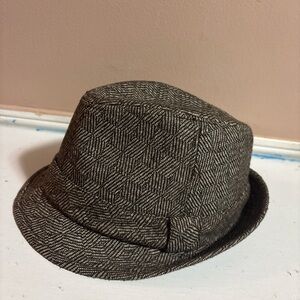 Men's Geometric Patterned Fedora
